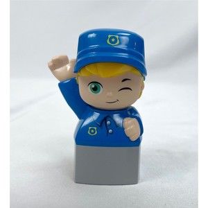 Mega Bloks Policeman Figure Replacement Part Blonde Wink People